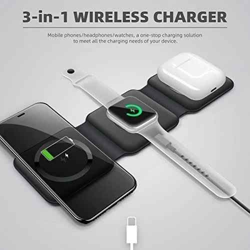 Prime Chargeur Magnétique Sans Fil - 3 en 1